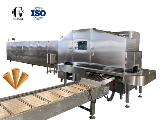 High Production Capacity Sugar Cone Baking Machine met PLC-besturingssysteem 10000 stuks/uur