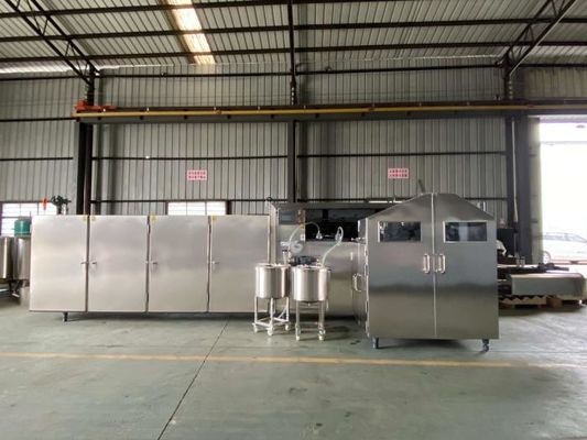 Goede prijs. L6.6xW2.1xH2m de Fabricatie van koekjesmachine van de Roomijskegel met PLC systeem online