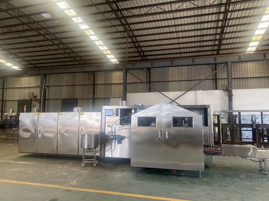 8kg/H van de het Roomijskegel van LPG 380V 3.37Kw het Bakselmachine voor de Fabriek van het Snackvoedsel