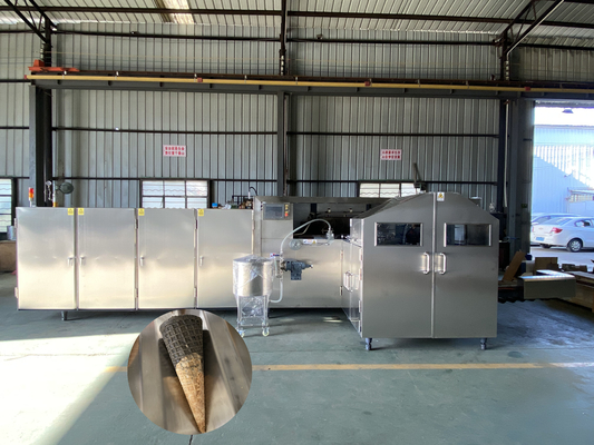 De volledig Automatische Machine Multiffunctional 3800pcs/H Sugar Cone Machine van de Roomijskegel