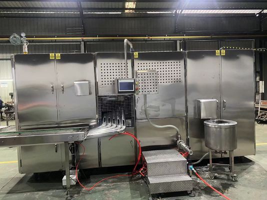 kwaliteit 5000pcs/H Crispy Wafer Cone Maker Machine Maïs Cone Maker Ruimtebesparing Fabriek