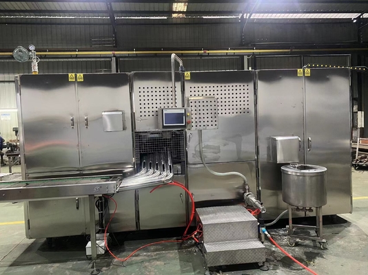 5000pcs/H knapperige Wafelkegel die de Kegelmaker van het Machinegraan tot Ruimtebesparing maken