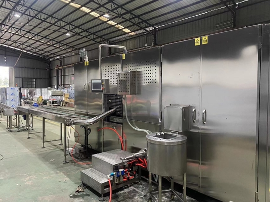 De Wafelkegel die van 2.25KW 12000pcs/H Machineplc Gecontroleerd maken