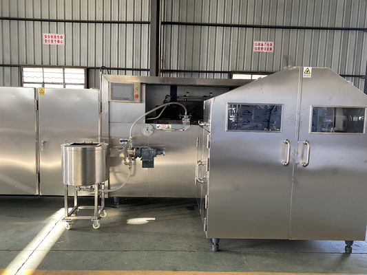 De multifunctionele 3200pcs/H-Productielijn van de Roomijskegel