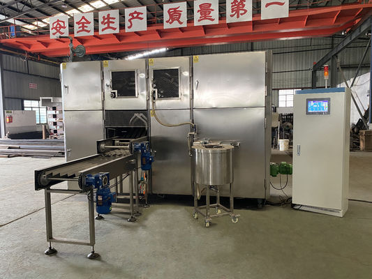 kwaliteit 5000pcs/H Crispy Wafer Cone Maker Machine Maïs Cone Maker Ruimtebesparing Fabriek