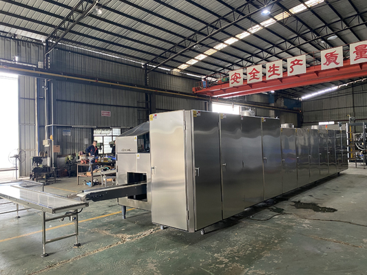 De multifunctionele van het de Productielijn3800pcs/h Roomijs van de Wafeltjekegel Machine van het de Kegelbaksel