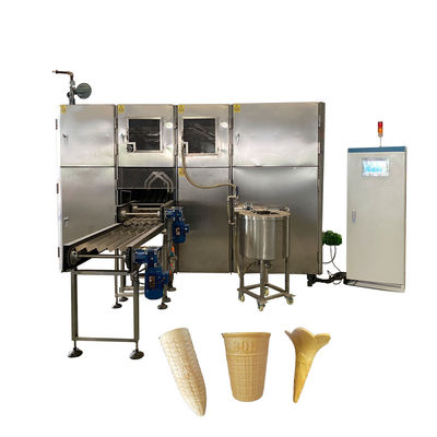 kwaliteit 2.25kw 5000pcs/H wafer Cone Maker Machine 5 Slots Conveyor Fabriek