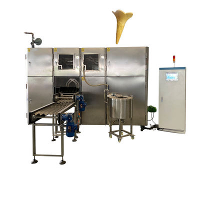kwaliteit 2.25KW volautomatische wafelkegel die machinestaalconstructie maakt Fabriek